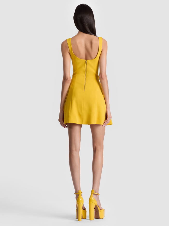 VERA MINI DRESS - GOLDEN HOUR image 2 - Alice And Olivia