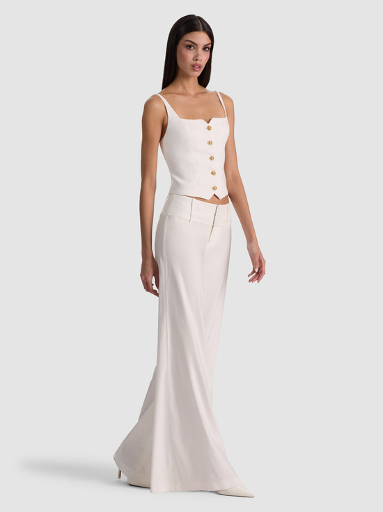 OFF WHITE-KELCEY LINEN VEST