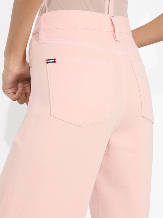 PINK BLOOM-WEEZY CROP JEAN