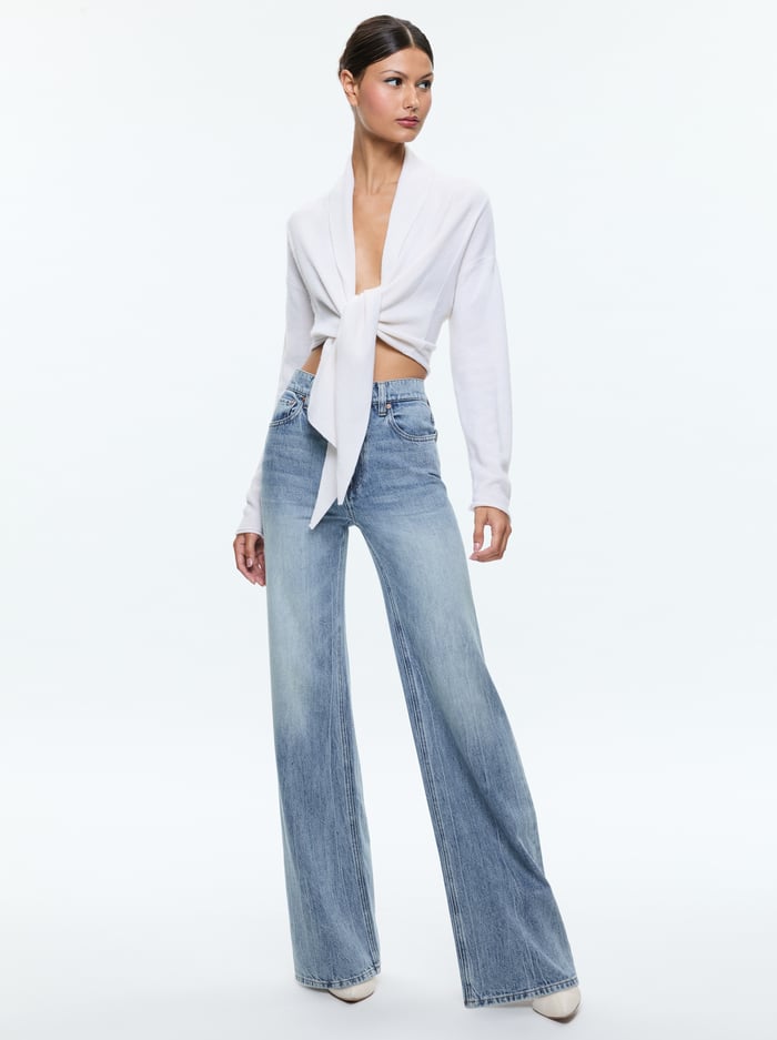 LANITA CARDIGAN - ECRU image 1 - Alice And Olivia