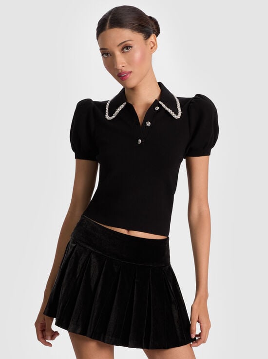 RAMONA EMBELLISHED POLO