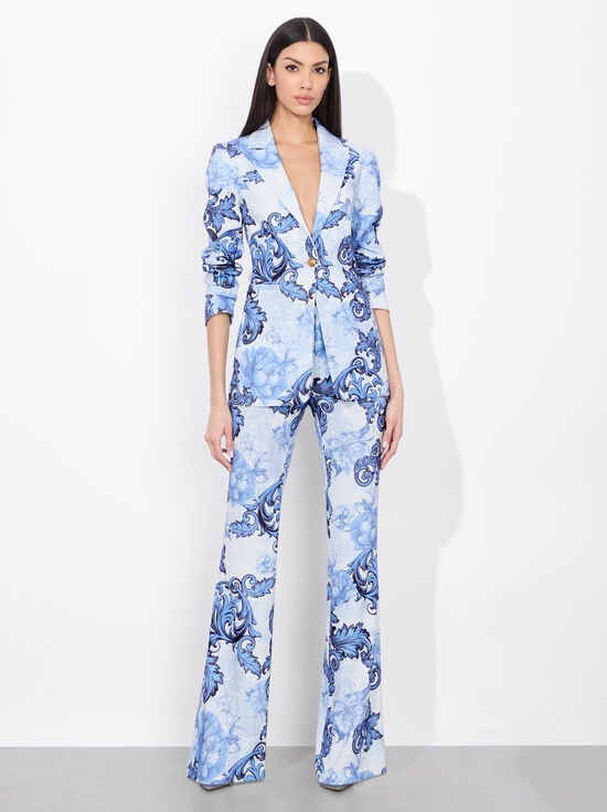 SCROLL SYMPHONY-BREANN FITTED BLAZER