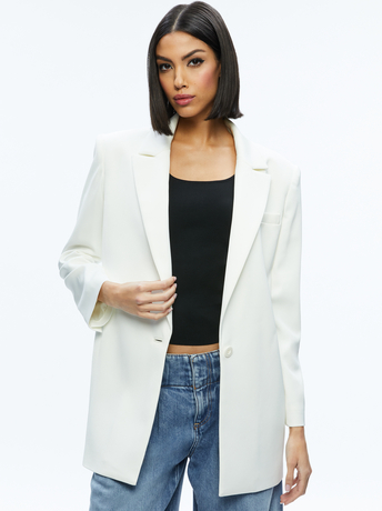 OFF WHITE-COLLEY OVERSIZED BLAZER