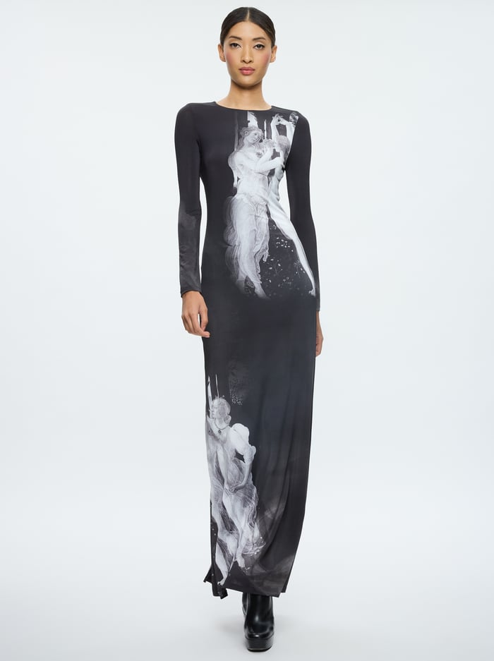 DELORA MAXI DRESS - RENAISSANCE FRESCO image 4 - Alice And Olivia
