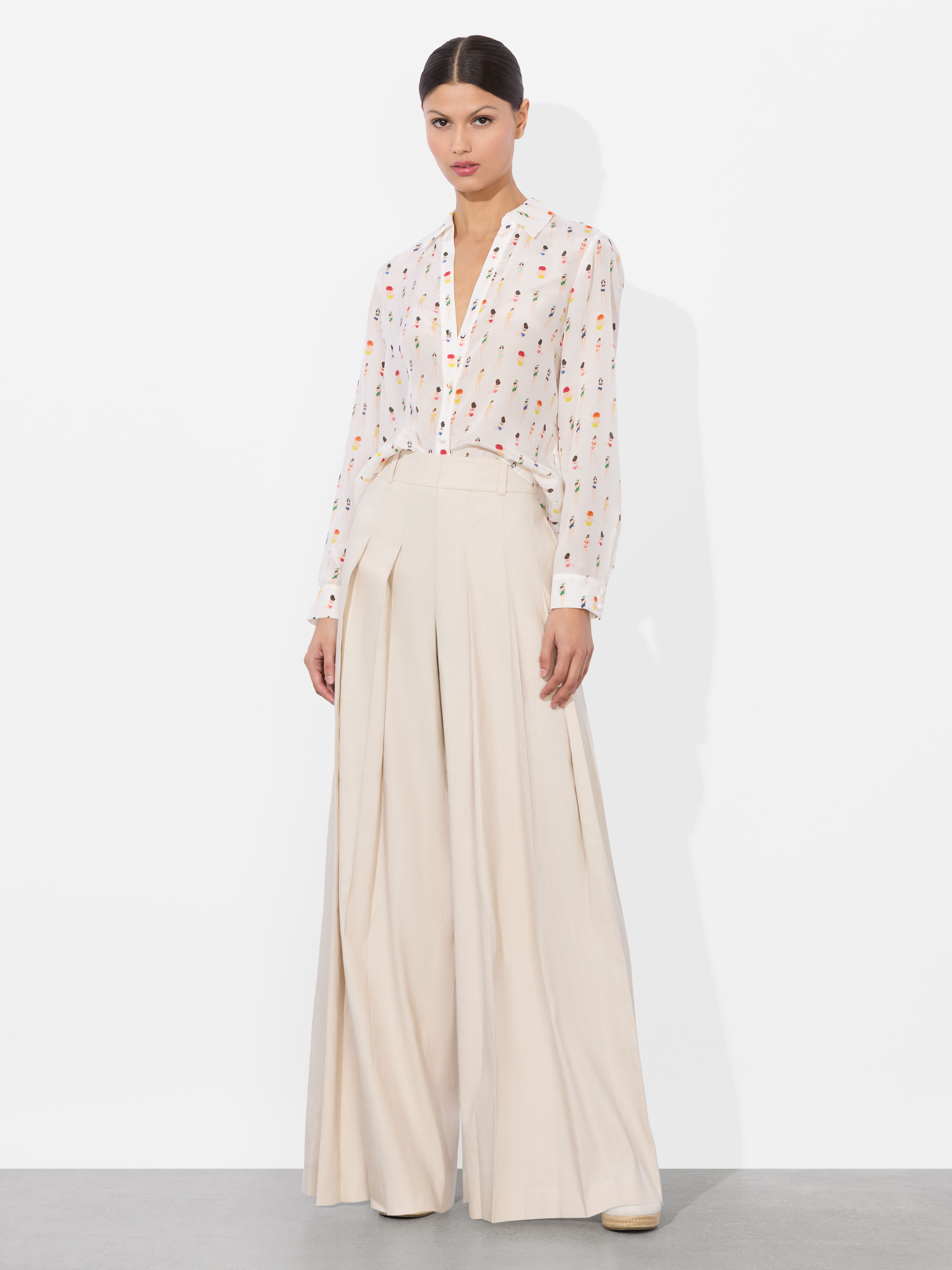 White Women's Designer Tops | Alice + Olivia
