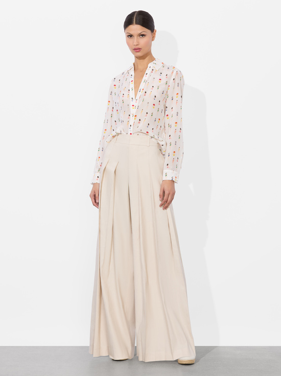 BEACH CLUB-ELOISE BUTTON DOWN BLOUSE