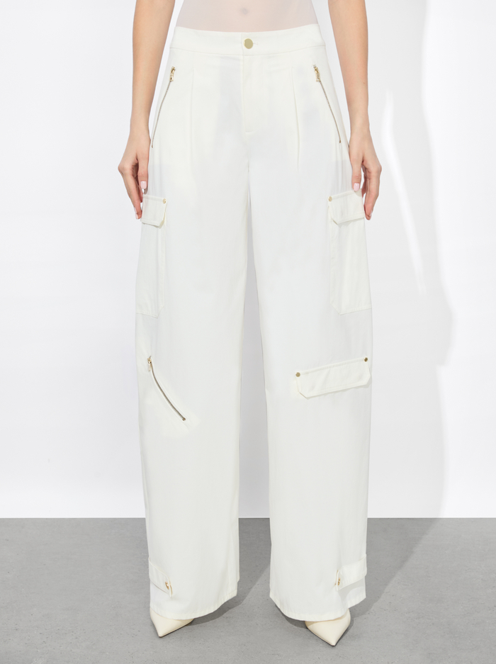 MILO CARGO PANT - OFF WHITE - Alice And Olivia