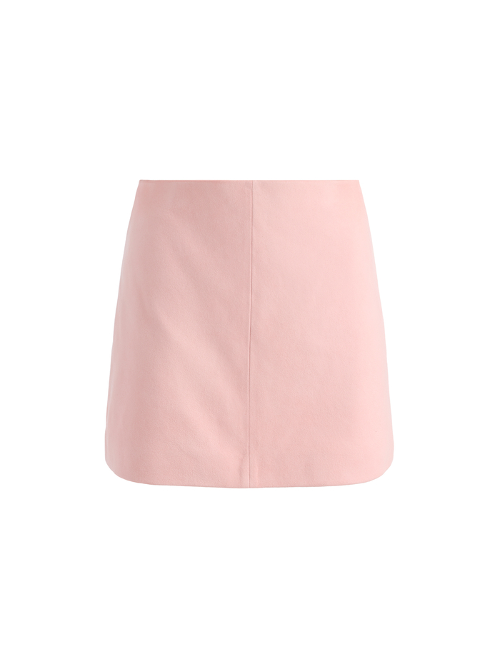 RILEY SUEDE MINI SKIRT - ENGLISH ROSE image 5 - ALICE + OLIVIA