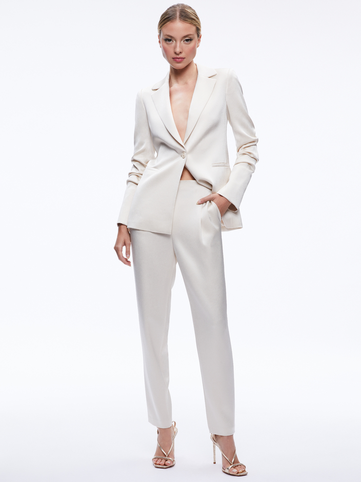 PAILEY FTTED NOTCH COLLAR BLAZER + JESSIE SLIM PANT - 