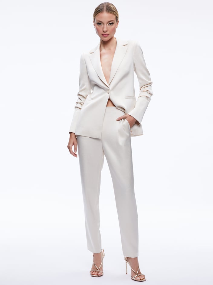 PAILEY FTTED NOTCH COLLAR BLAZER + JESSIE SLIM PANT -