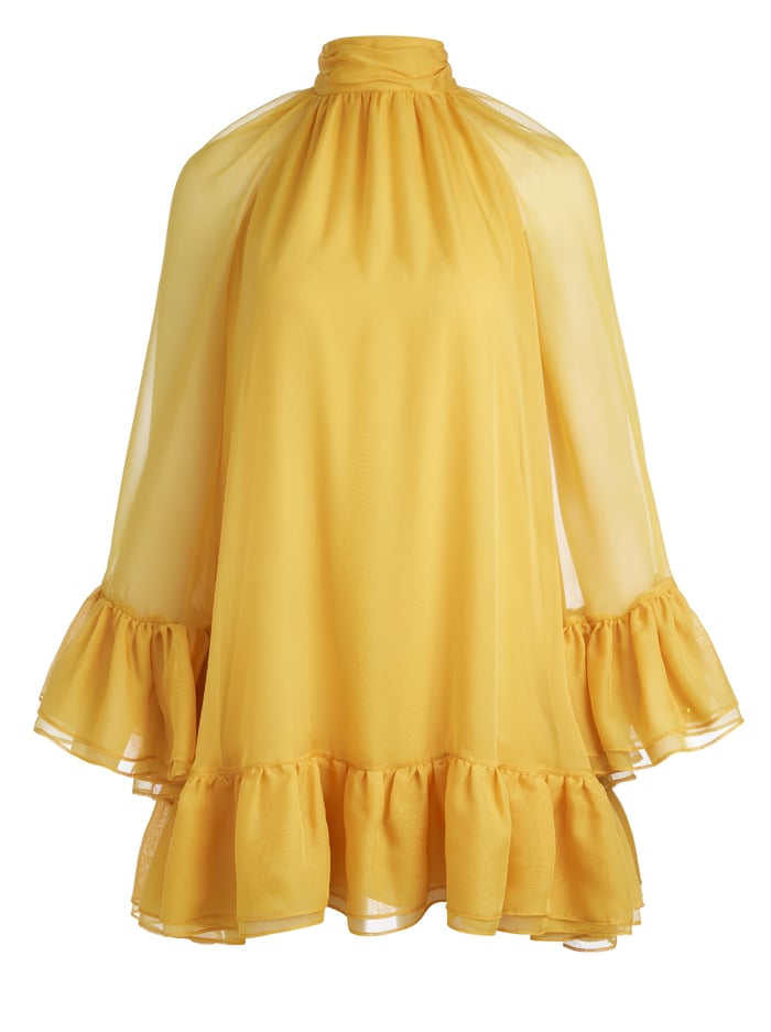 ERNA MOCK NECK CAPE SLEEVE MINI DRESS - TUSCANY image 5 - Alice And Olivia