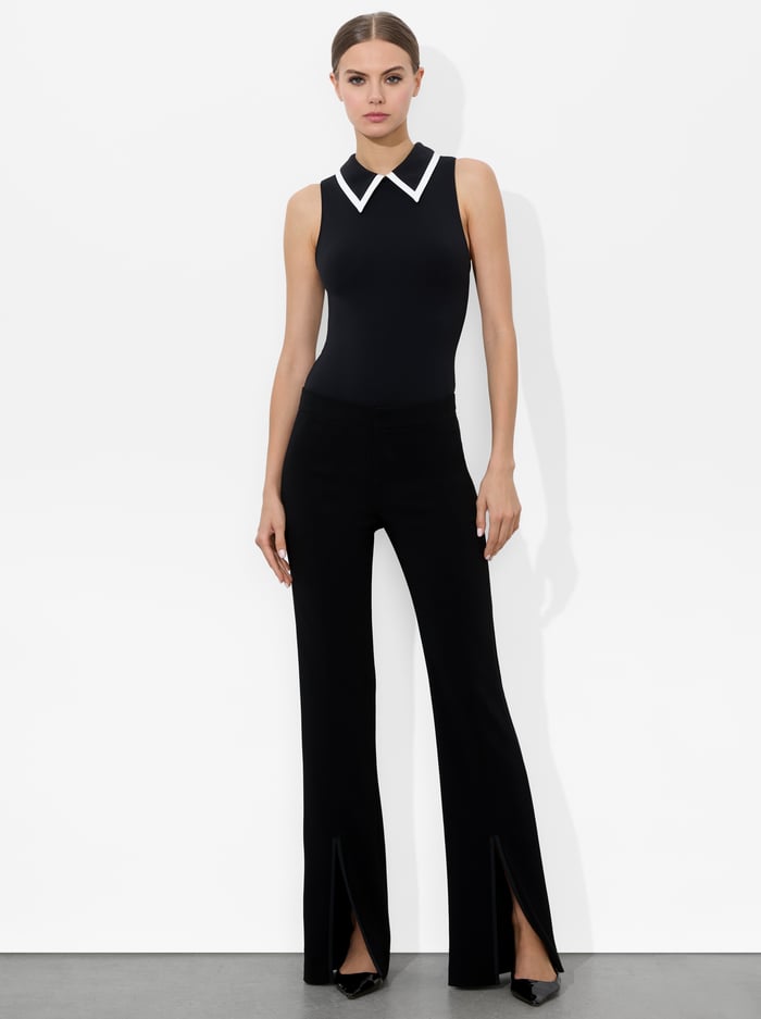 ROTHY BODYSUIT - BLACK/OFF WHITE image 4 - Alice And Olivia