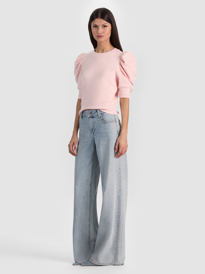 TYLER PUFF SLEEVE TOP - ENGLISH ROSE image 4 - ALICE + OLIVIA