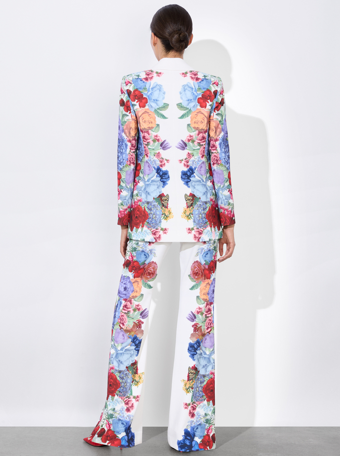 DENNY BOYFRIEND BLAZER - GARDEN BRUNCH OFF WHITE image 2 - Alice And Olivia