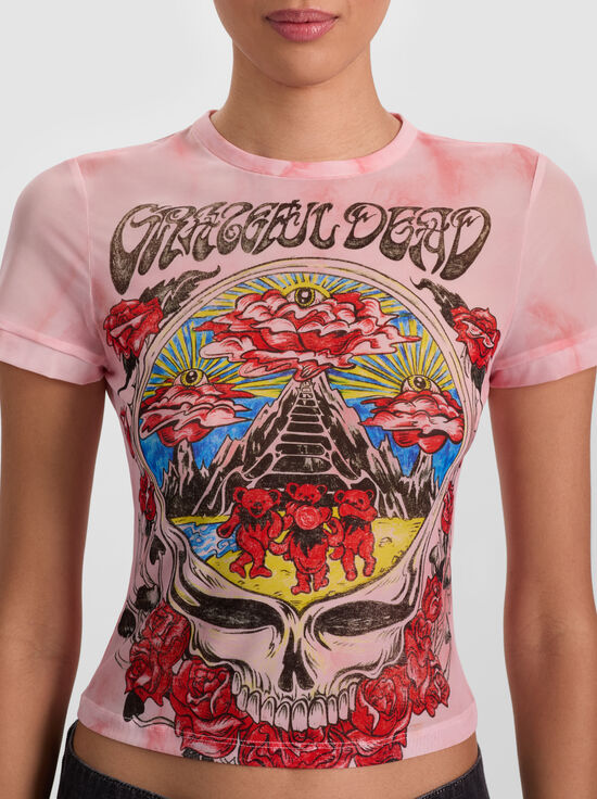 STATIC TIE DYE-A+O X GRATEFUL DEAD TESS TEE