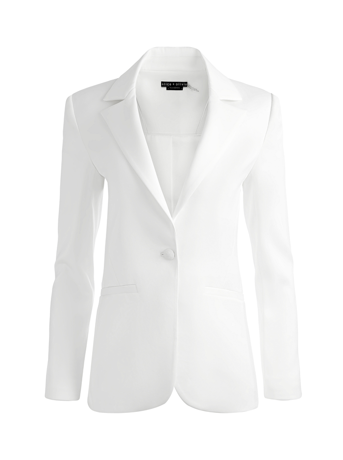 BLAKE FITTED BLAZER - OFF WHITE image 5 - Alice And Olivia