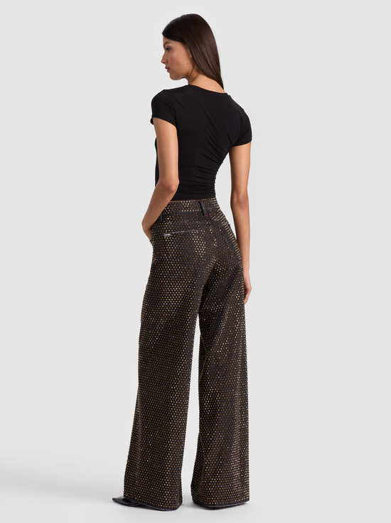 MAYA CHARCOAL BLACK-AMAZING EMBELLISHED JEAN