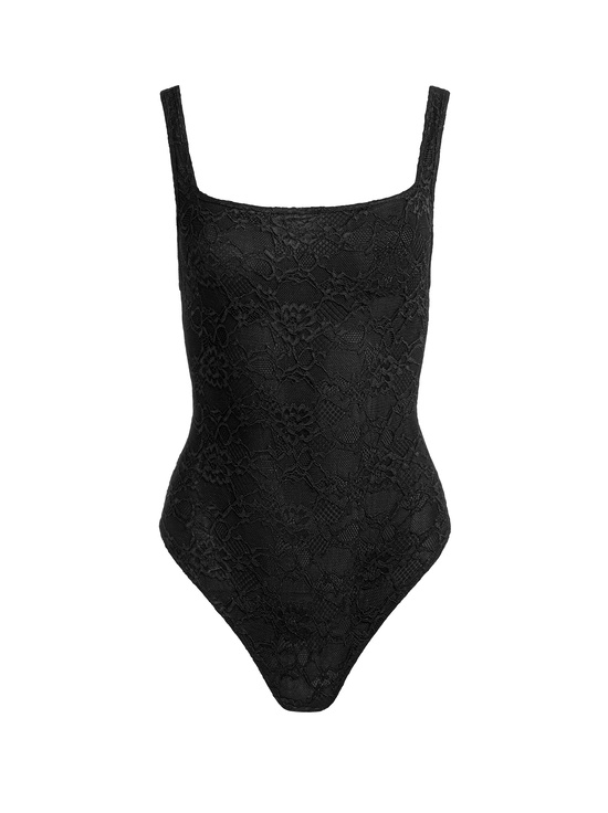 BLACK-ANNIKA LACE BODYSUIT