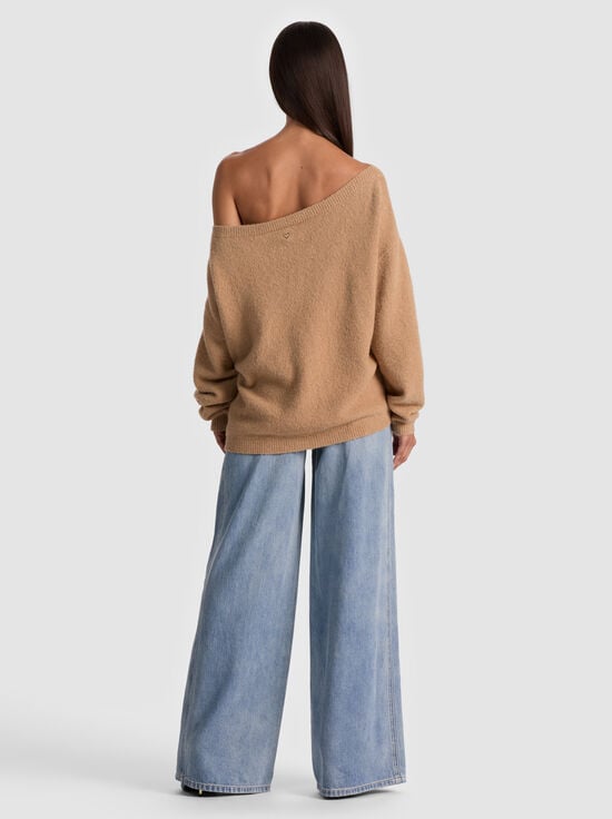 TAN-MARG SLOUCHY PULLOVER