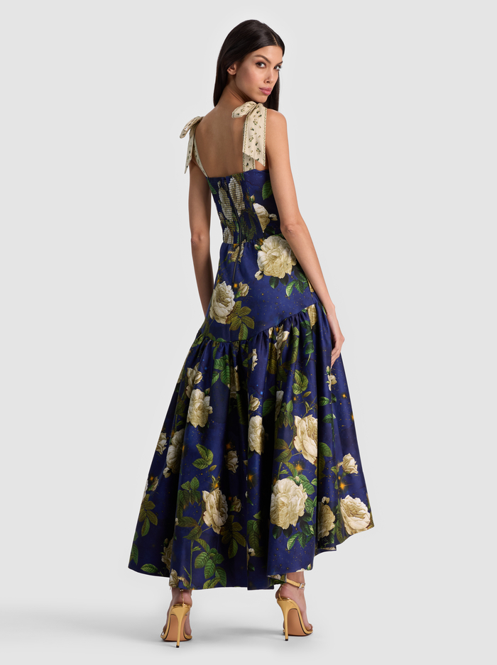 ROSALEE MIDI DRESS - TWILIGHT EDEN image 2 - Alice And Olivia