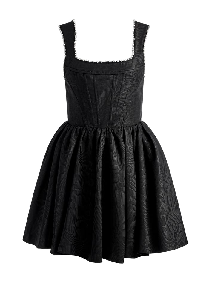 GUINEVERE BUSTIER MINI DRESS - BLACK image 5 - Alice And Olivia