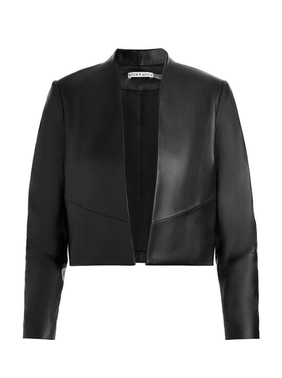 BLACK-NEW HARVEY LEATHER JACKET