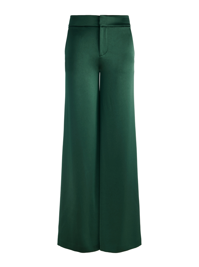 NESSI TROUSER - GREEN MYSTIQUE image 5 - Alice And Olivia
