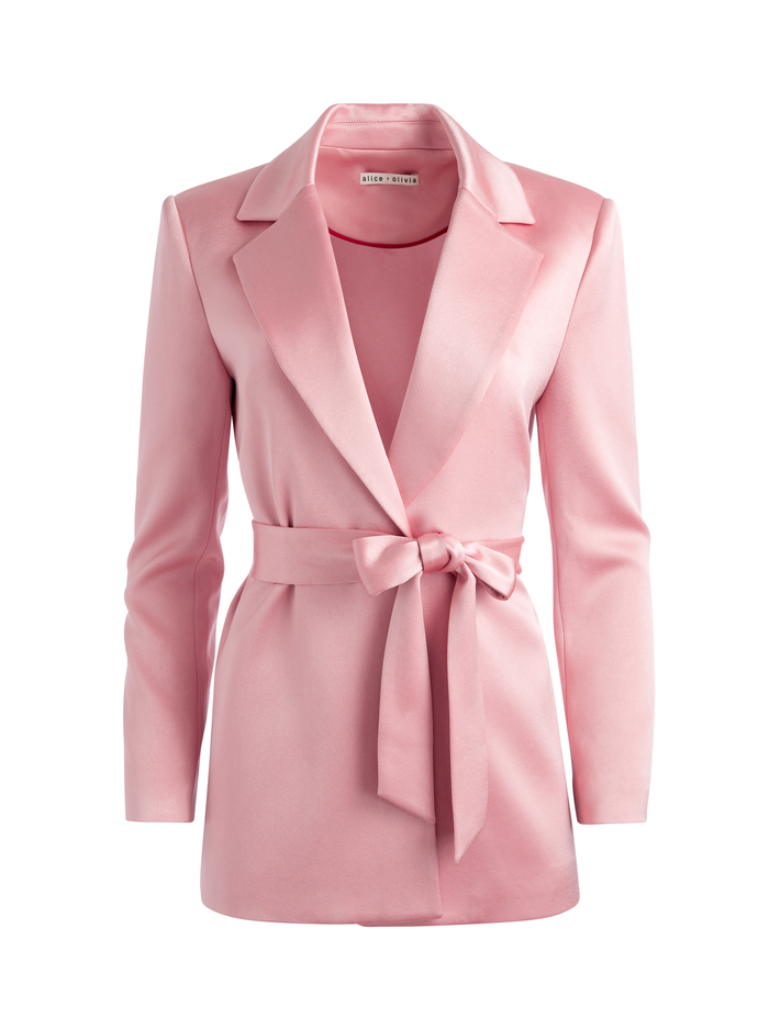 KARLEY WRAP BLAZER - ROSE image 5 - Alice And Olivia