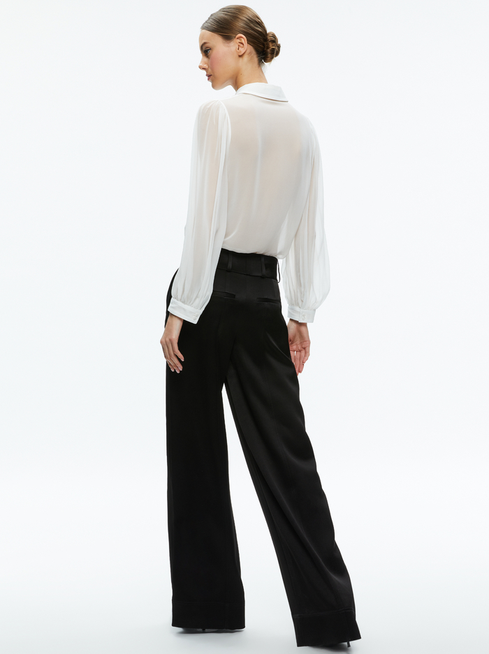 ROANNE SHEER BLOUSE - OFF WHITE image 1 - Alice And Olivia