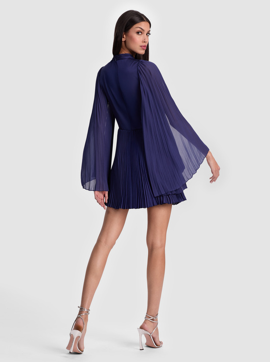 MIDNIGHT BLUE-AURELIE MINI DRESS