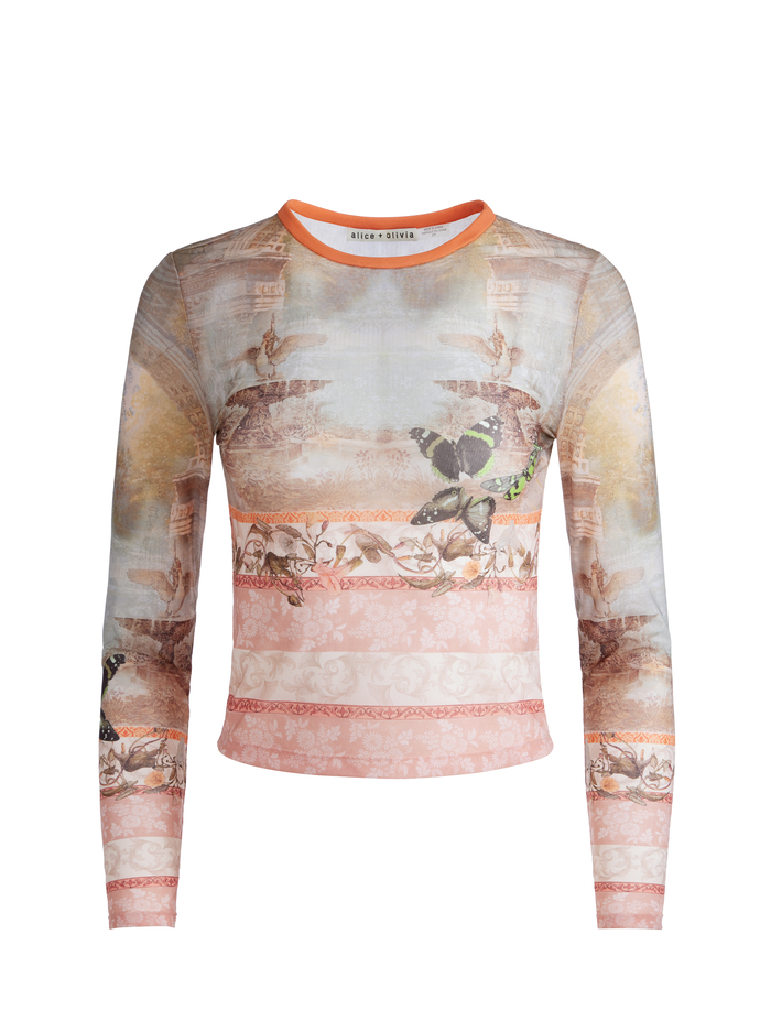DELAINA MESH TOP - VERSAILLES image 5 - Alice And Olivia