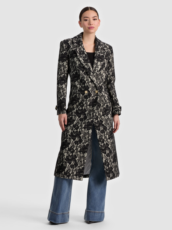 OFF WHITE/BLACK-JIMMY COAT