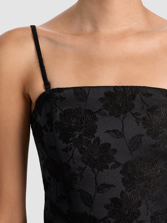 BLACK-VELIA MINI DRESS