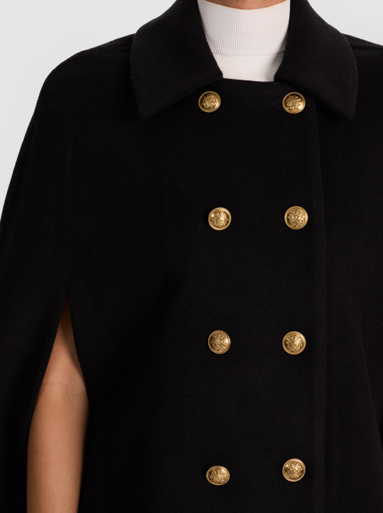 BLACK-REYNALDA MINI CAPE