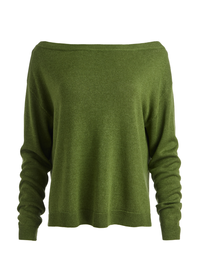 MARG SLOUCHY PULLOVER - AVOCADO image 5 - Alice And Olivia