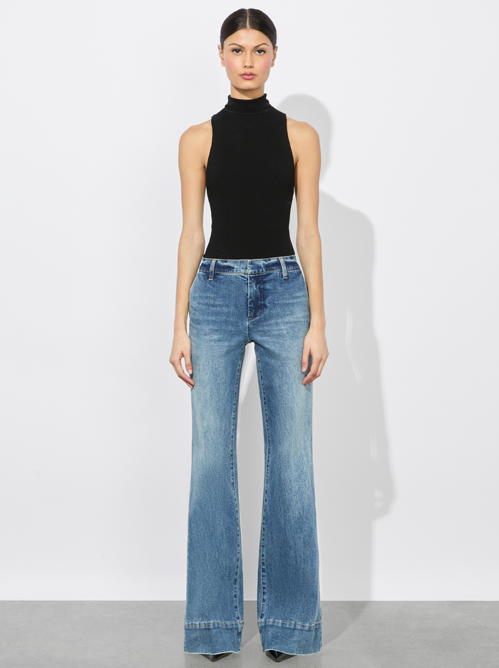 REMI BOOTCUT JEAN - LIANA VINTAGE BLUE image 4 - Alice And Olivia
