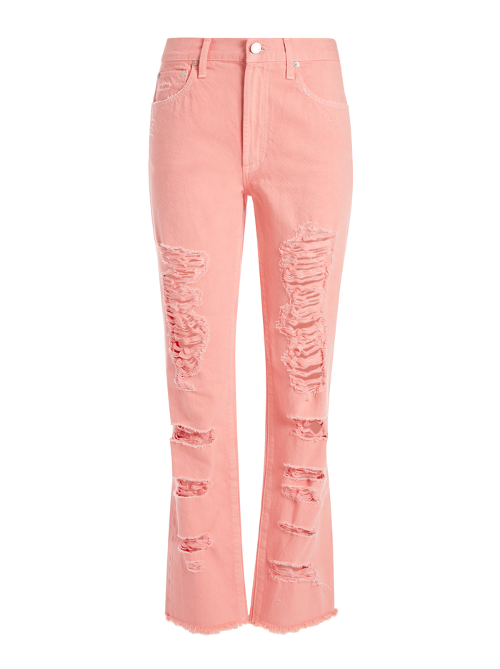 AMAZING GENEVIVE DISTRESSED JEAN - ROSE image 5 - ALICE + OLIVIA