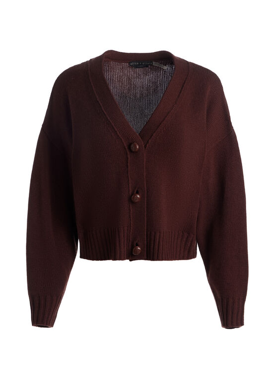 MOCHA-ATTICUS CASHMERE CARDIGAN