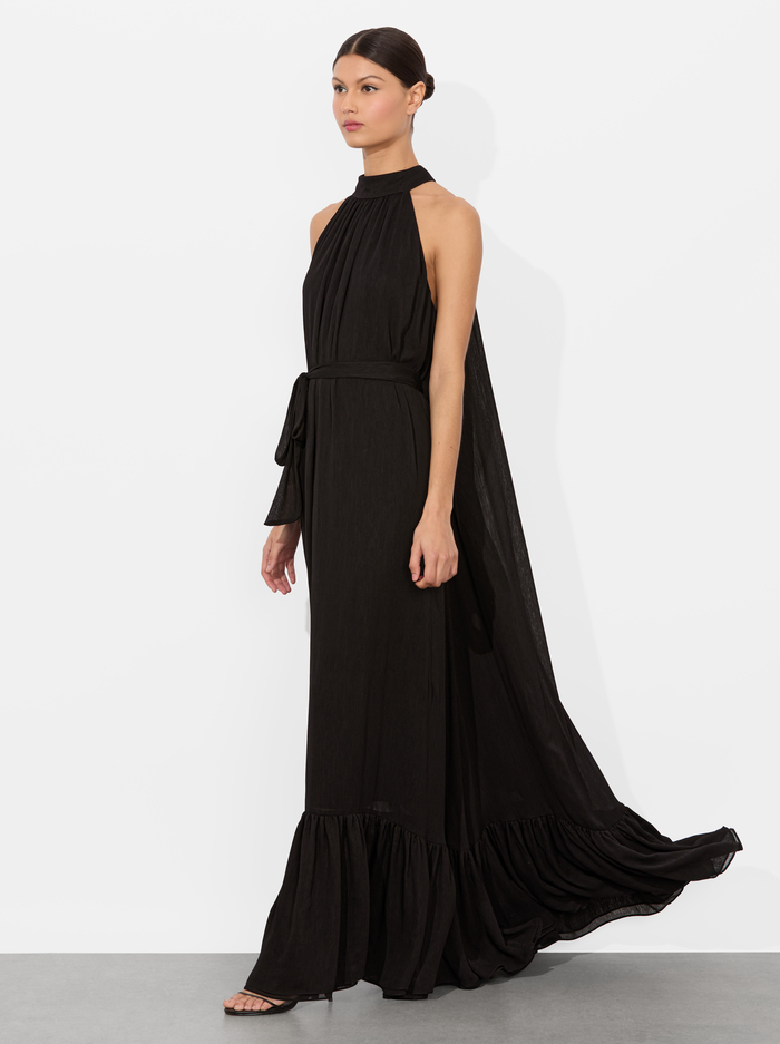 JOVIE MAXI DRESS - BLACK - Alice And Olivia