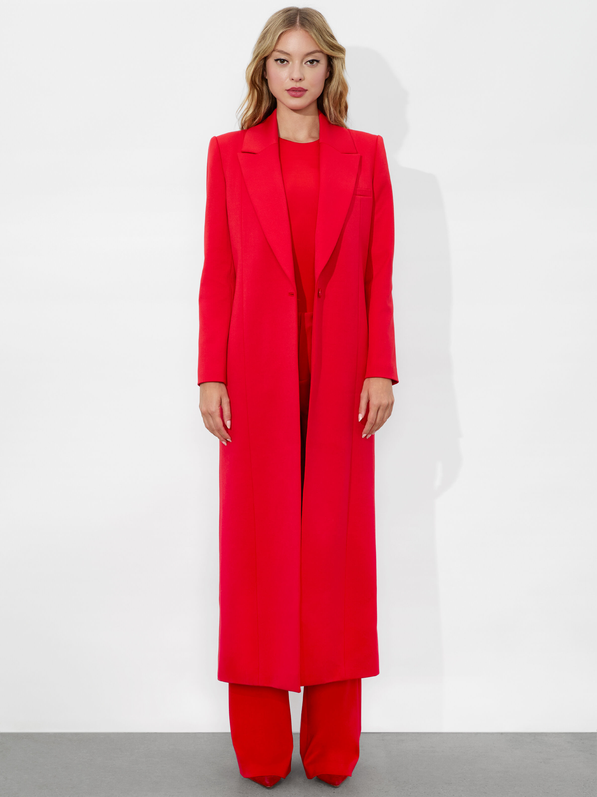 Alice and olivia red blazer on sale