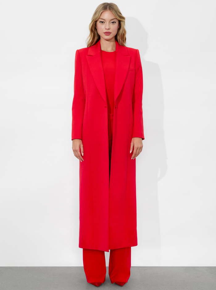 COLLEY LONG BLAZER - BRIGHT RUBY - Alice And Olivia