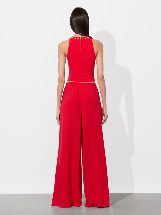 BRIGHT RUBY-OJAI WIDE LEG PANT