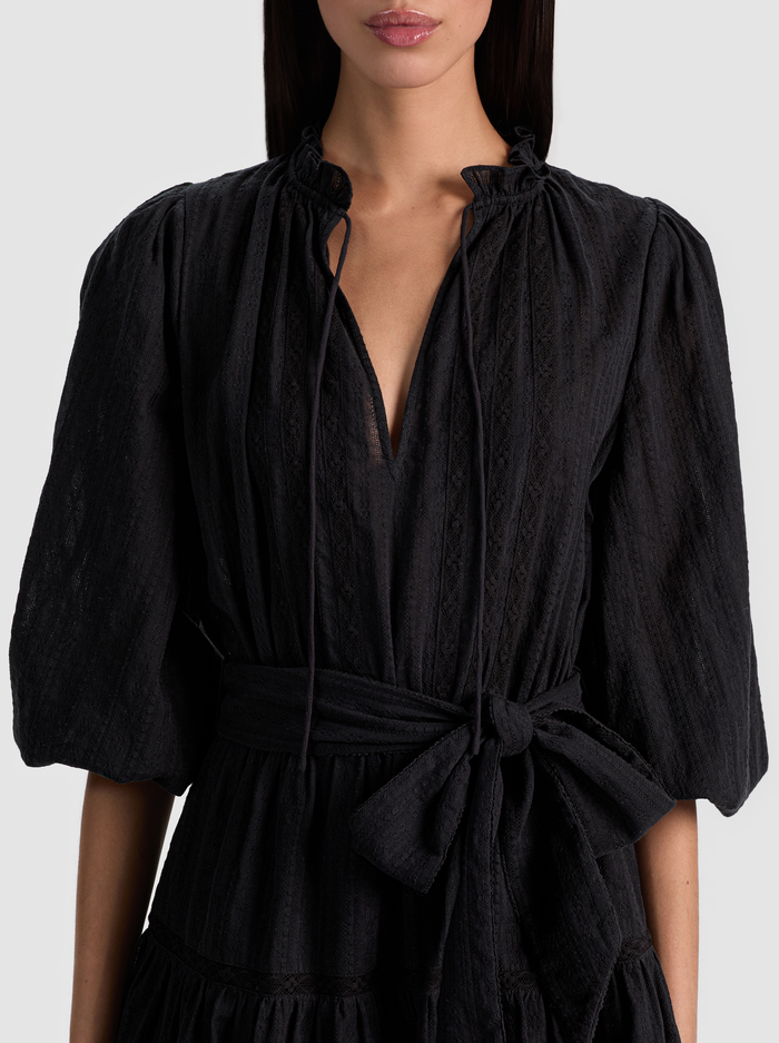 SADIE MINI SHIRT DRESS - BLACK image 1 - ALICE + OLIVIA