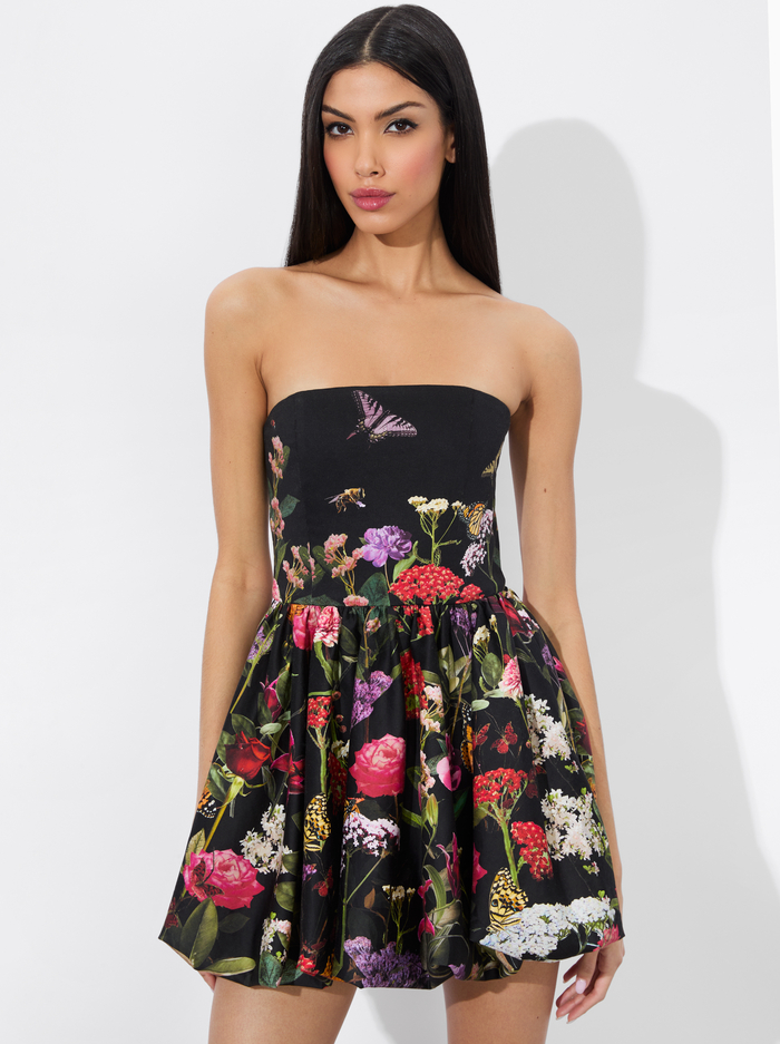 ASHA BUBBLE HEM DRESS - SECRET GARDEN image 4 - Alice And Olivia