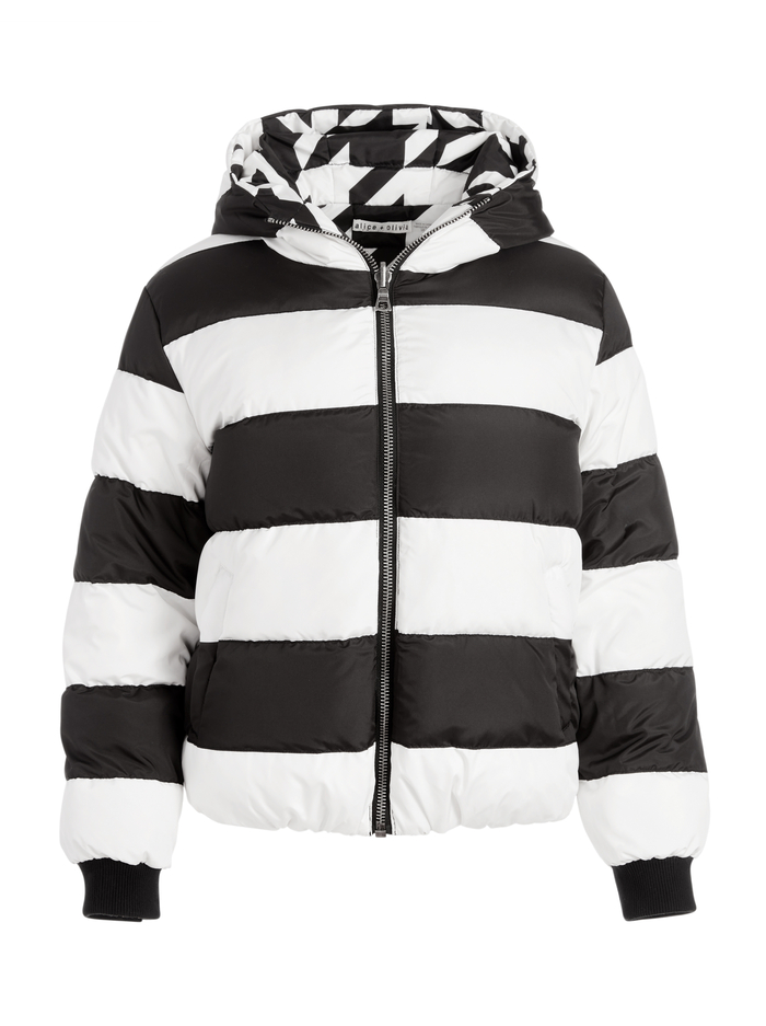 DURHAM REVERSIBLE PUFFER - HOUNDSTOOTH/COMBO image 9 - Alice And Olivia
