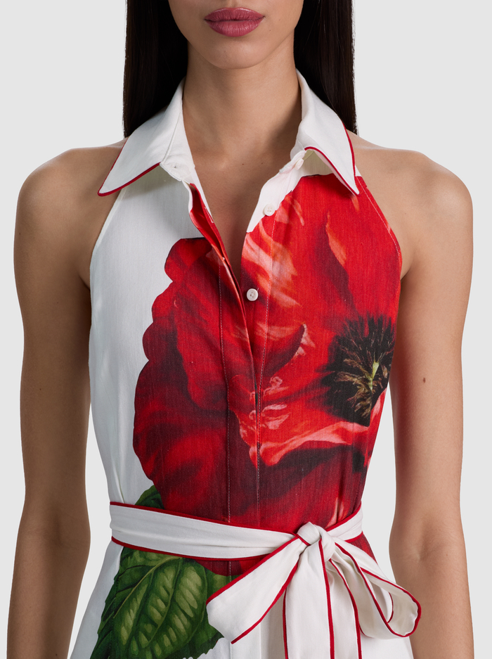 CHASSIDY HALTER MAXI DRESS - SUMMER POPPY image 1 - ALICE + OLIVIA