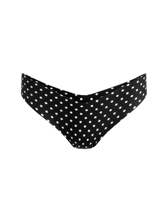 POLKA DOTS SFT WHT/BLACK-A+O X COMMANDO CLASSIC PRINTED THONG