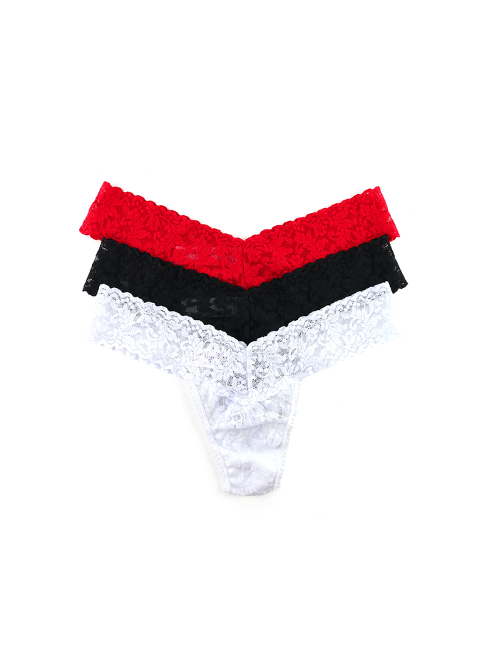 A+O X HANKY PANKY THONG SET - MULTI image 1 - Alice And Olivia