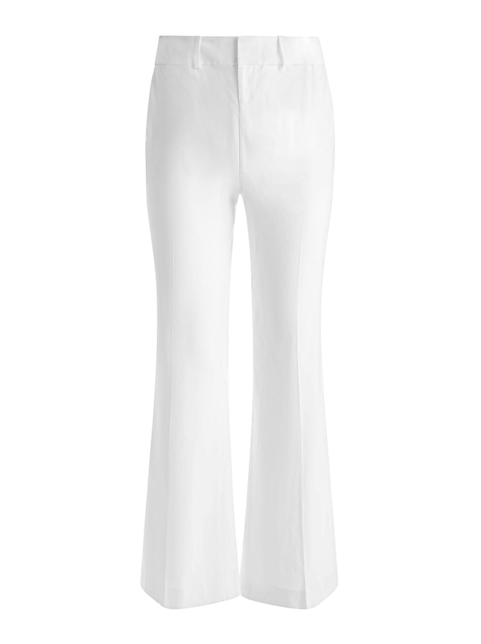QUINN LINEN KICK FLARE PANT - OFF WHITE image 5 - Alice And Olivia
