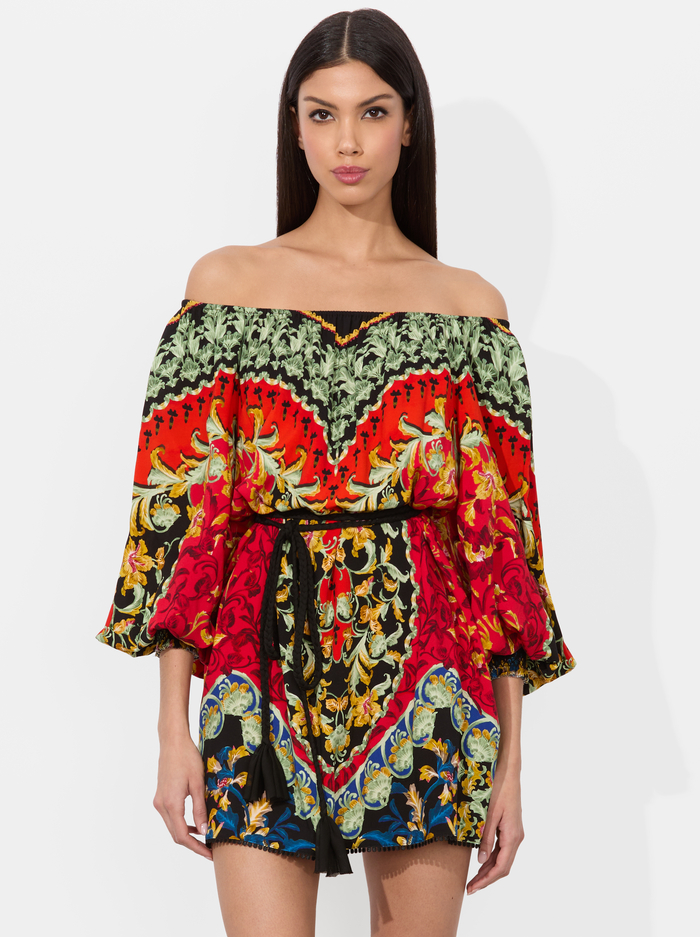 ARTEMIS MINI DRESS - LOVE NOTE image 3 - Alice And Olivia